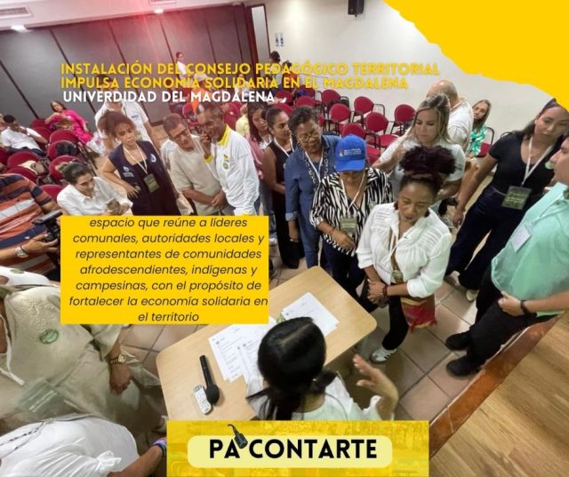 Instalación del Consejo Pedagógico Territorial impulsa economía solidaria en el Magdalena