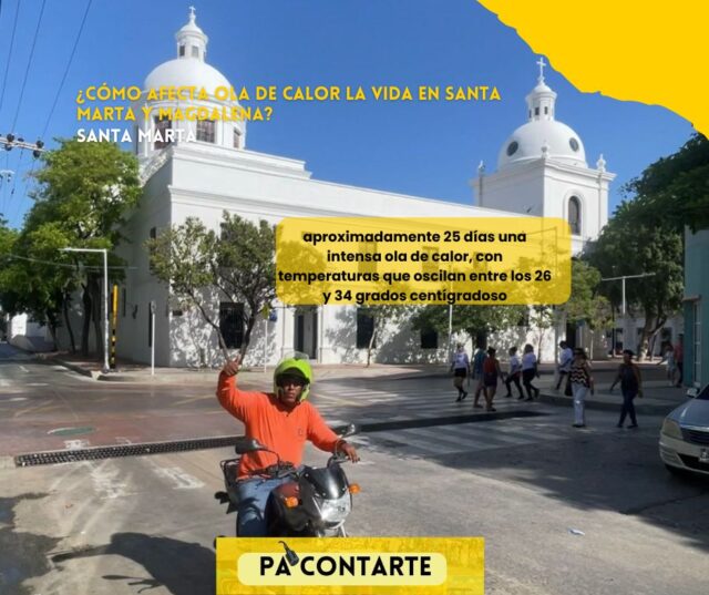 mototaxista y de fonda la Catedral de San Marta
