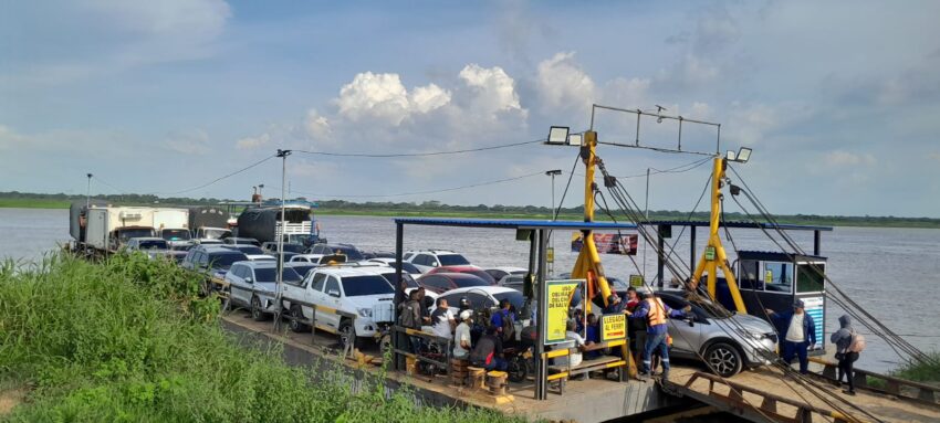 Salamina, Magdalena éxodo masivo en el ferry marca las elecciones presidenciales